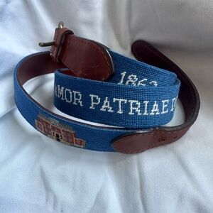 Smathers&Branson hand stitched neediespoint belt